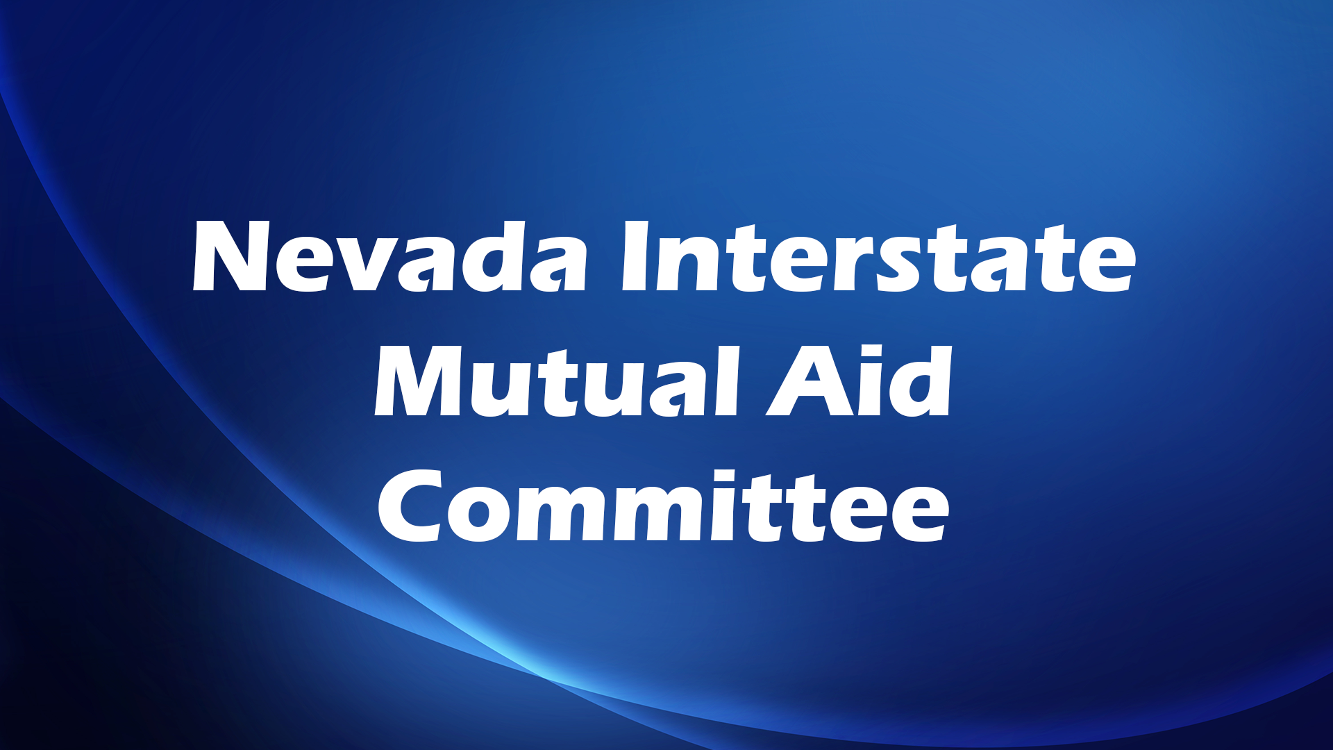 Image for Nevada Intrastate Mutual Aid Committee